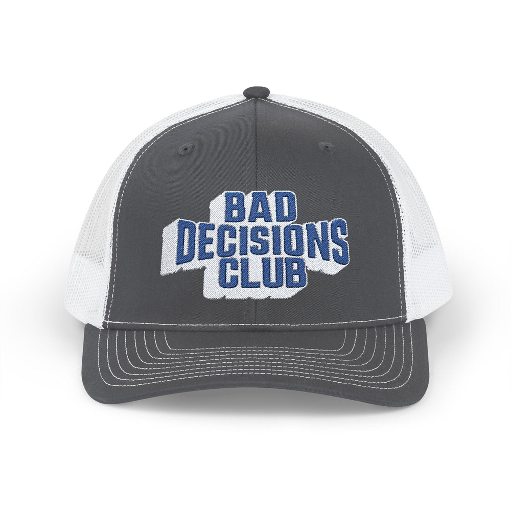 BAD DECISIONS CLUB SNAP TRUCKER HAT