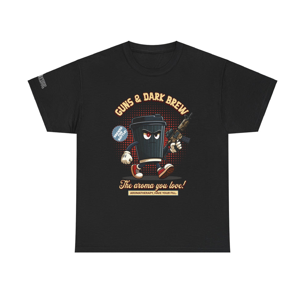 GUNS AND DARK BREW T SHIRT