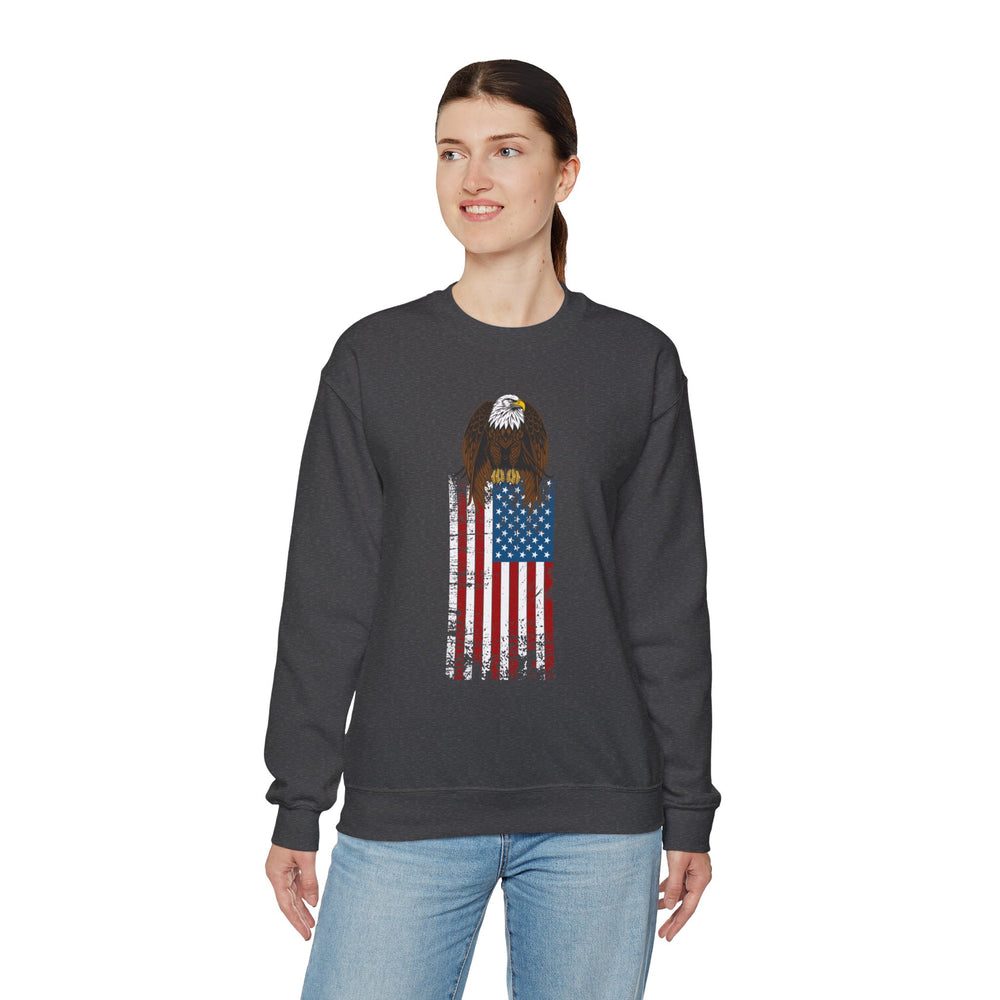 EAGLE USA FLAG SWEATSHIRT