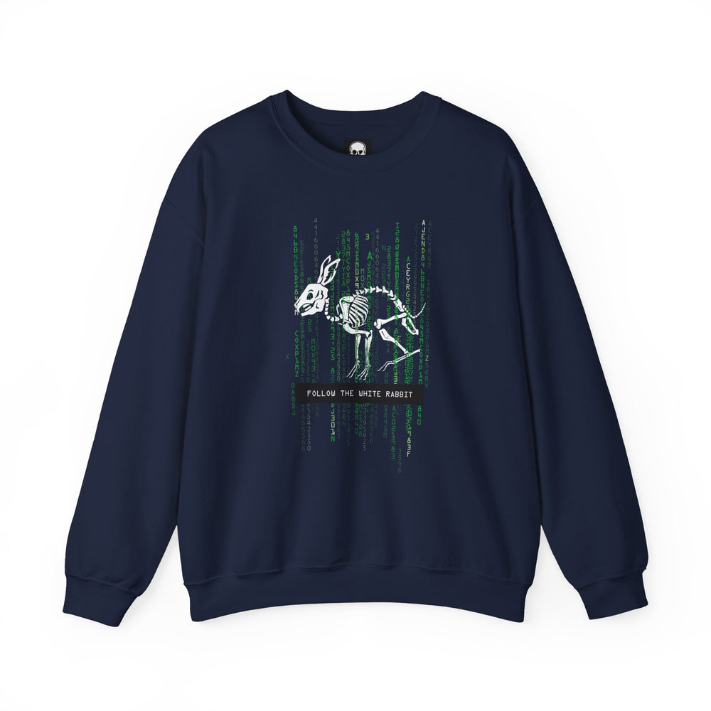 FOLLOW THE WHITE RABBIT SWEATSHIRT