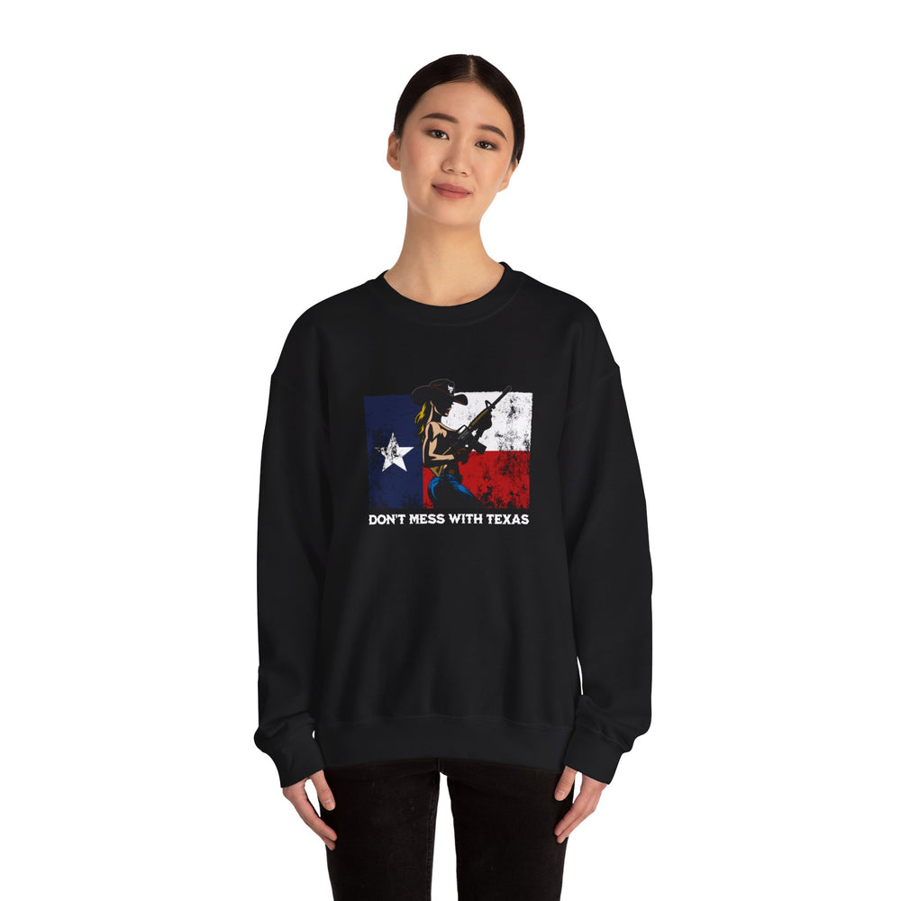 DON'T MESS WITH TEXAS COWGIRL SWEATSHIRT