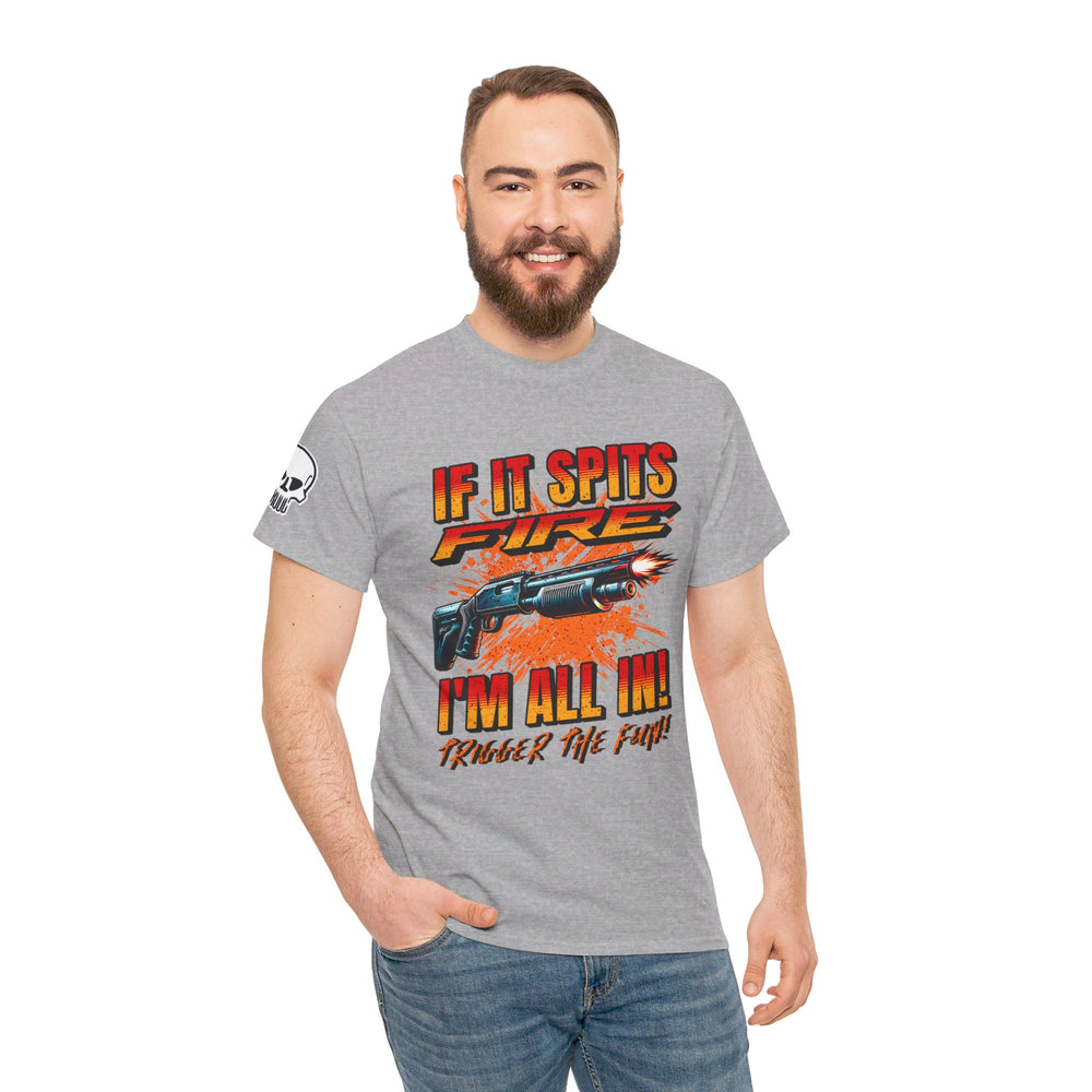 SHOTGUN SPITTING FIRE T SHIRT