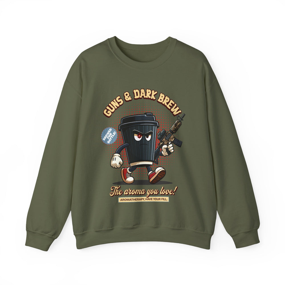 GUNS AND DARK BREW SWEATSHIRT