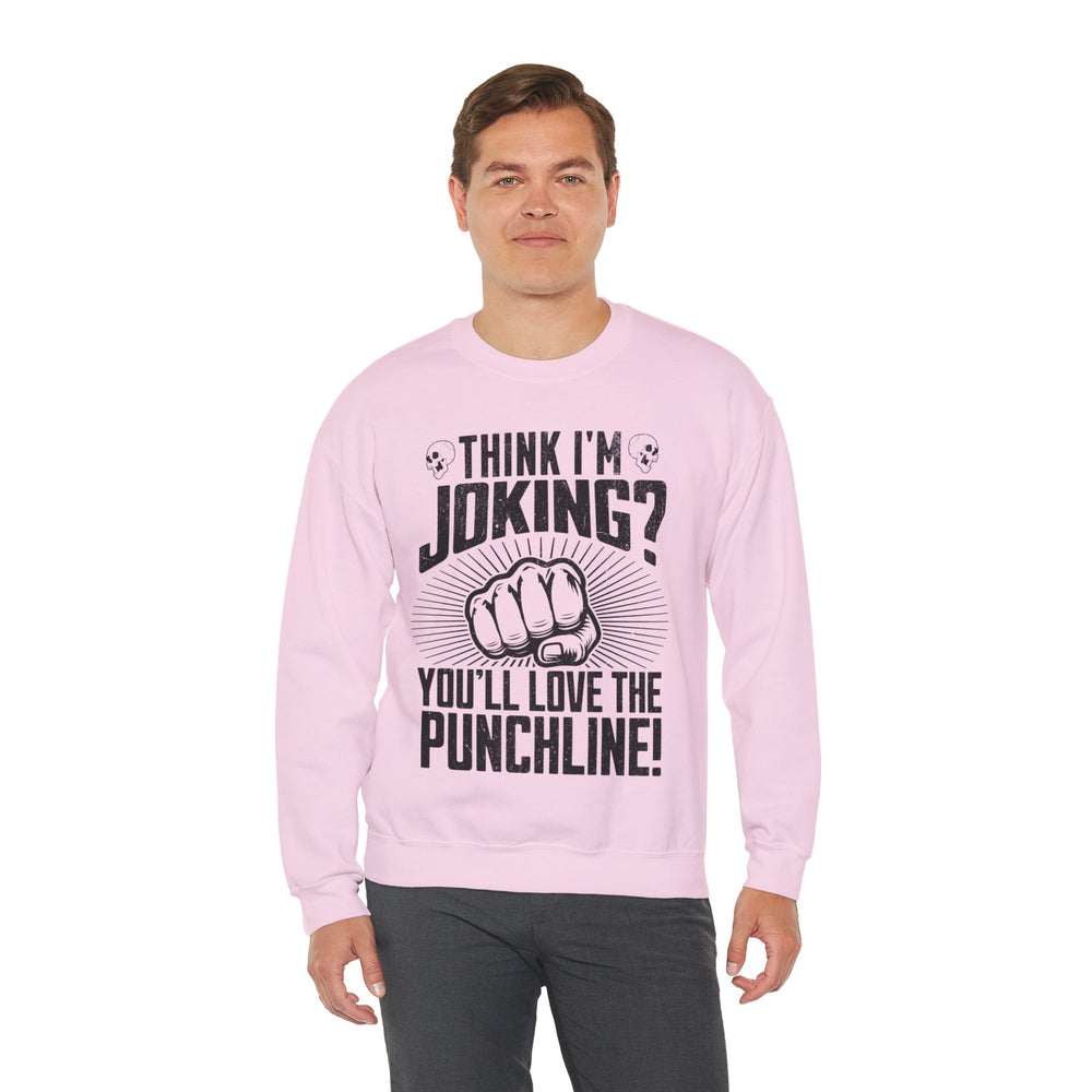 KISS THE PUNCHLINE SWEATSHIRT