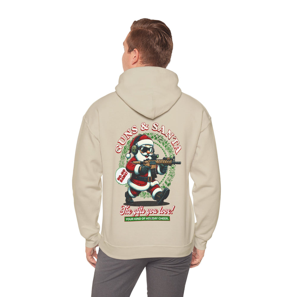 GUNS AND SANTA HOODIE