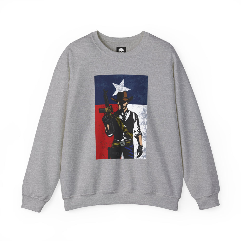 COWBOY TEXAS FLAG SWEATSHIRT