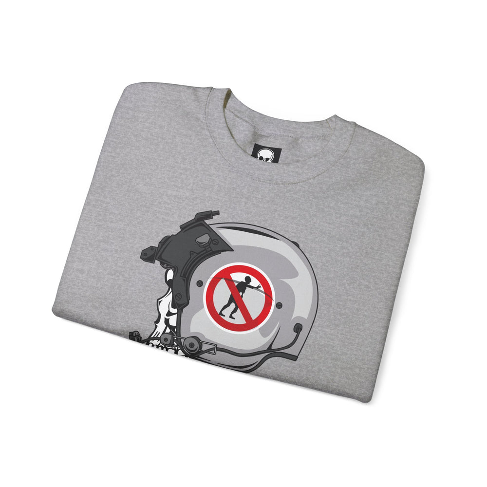 NO ZOMBIE RIDES SWEATSHIRT