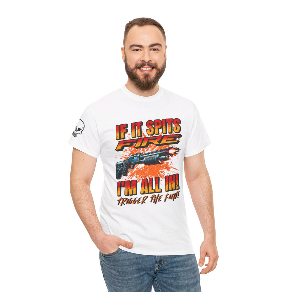 SHOTGUN SPITTING FIRE T SHIRT