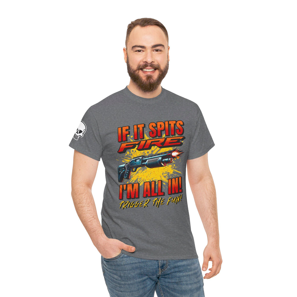 SHOTGUN SPITTING FIRE T SHIRT