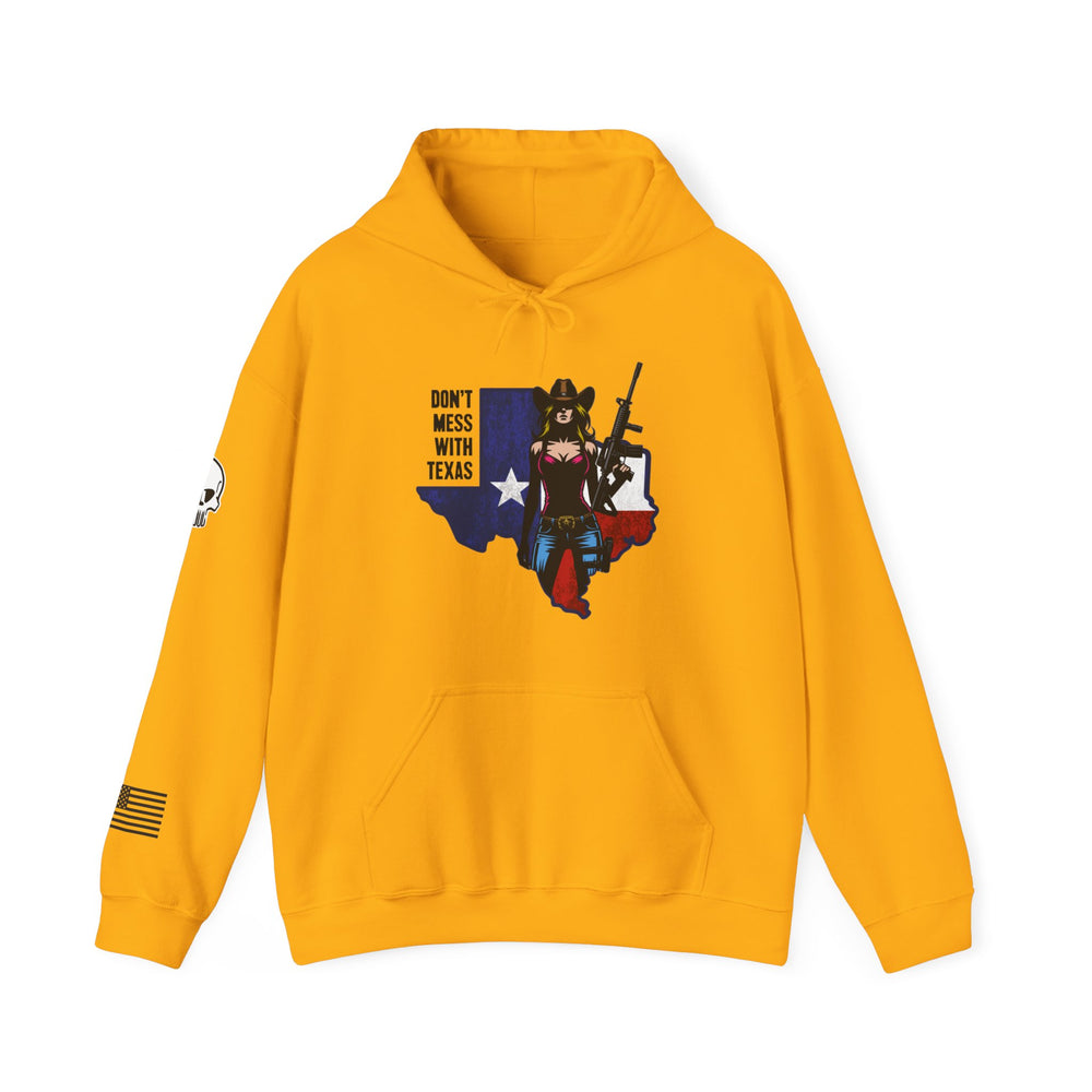 DON'T MESS WITH TEXAS STATE COWGIRL HOODIE