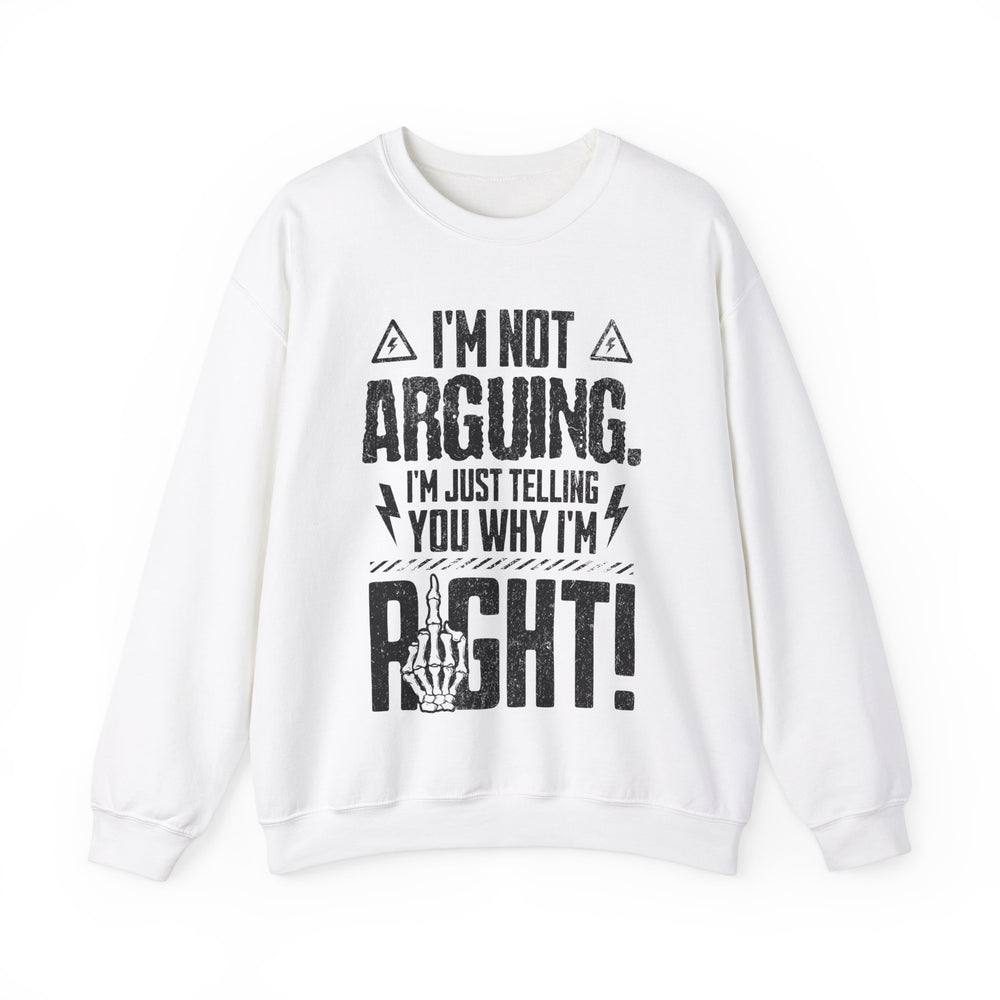 RIGHT BY DEFAULT SWEATSHIRT