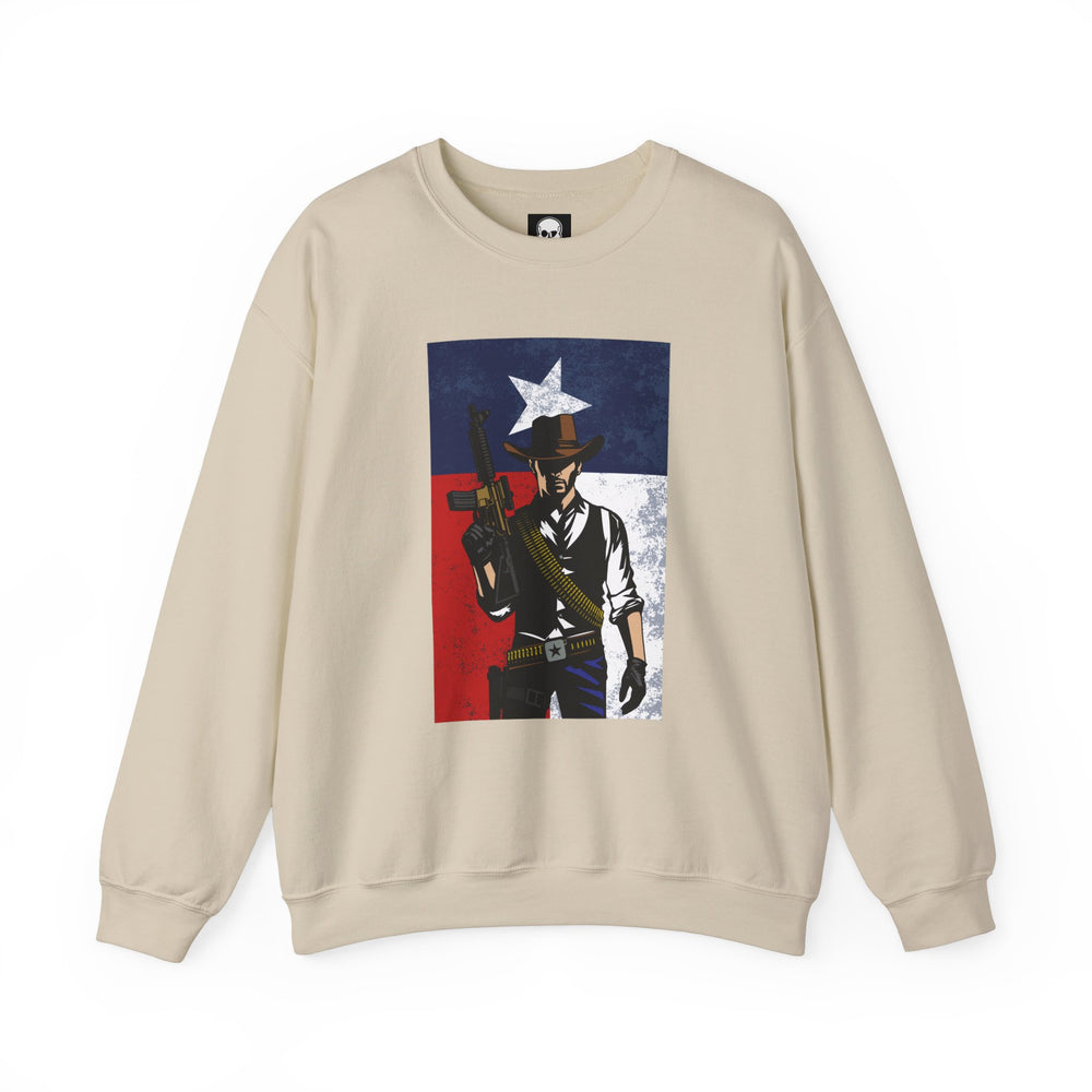 COWBOY TEXAS FLAG SWEATSHIRT