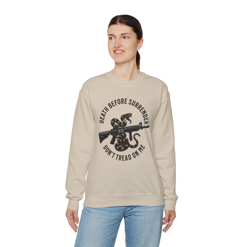 COLOR DEATH BEFORE SURRENDER SWEATSHIRT