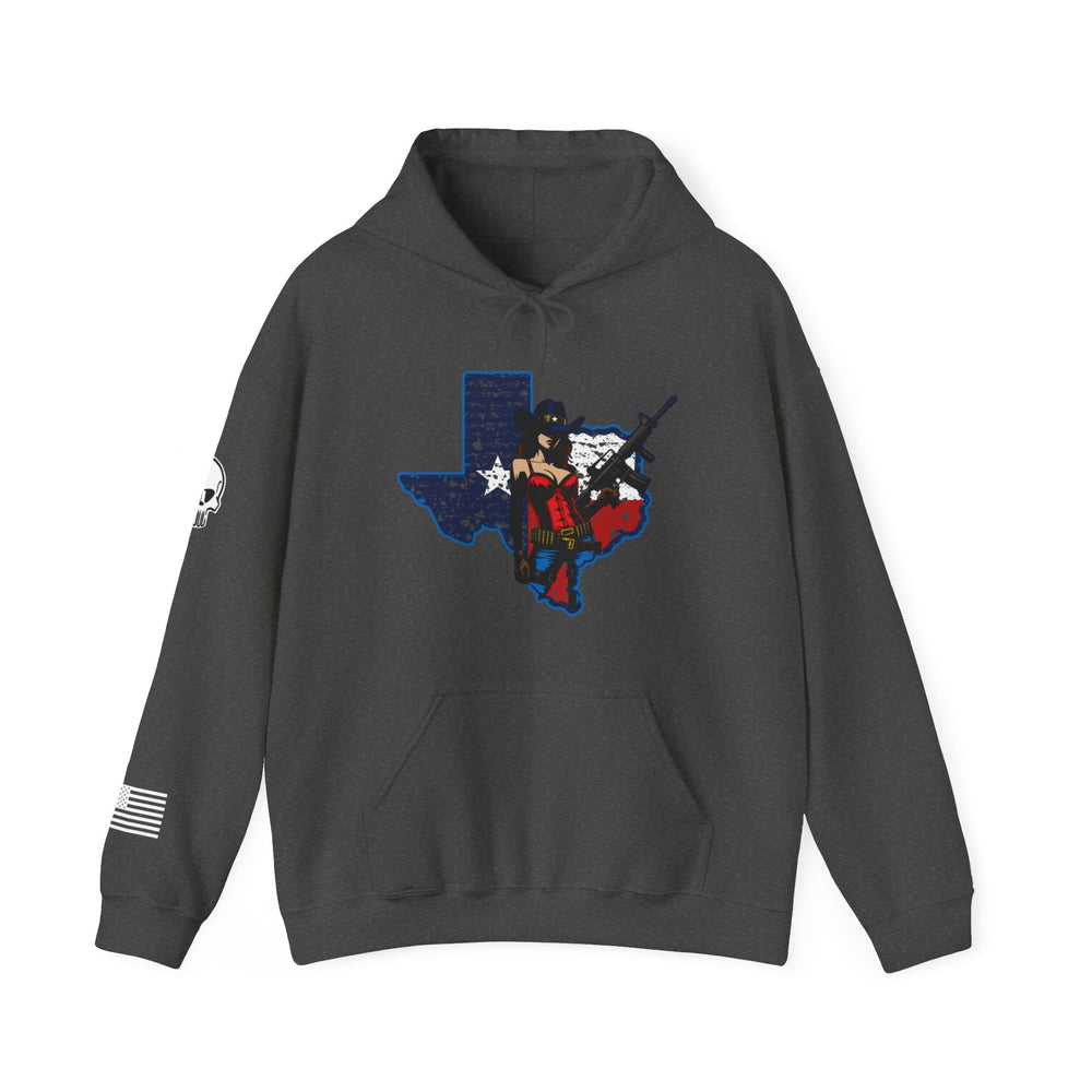 TEXAS STATE COWGIRL HOODIE