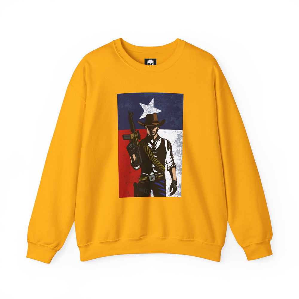 COWBOY TEXAS FLAG SWEATSHIRT