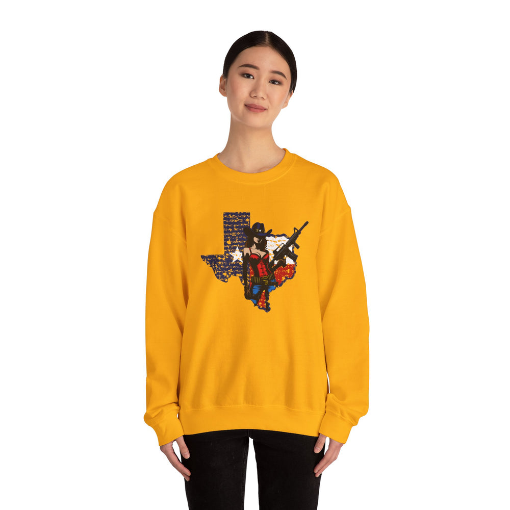 COWGIRL TEXAS STATE SWEATSHIRT