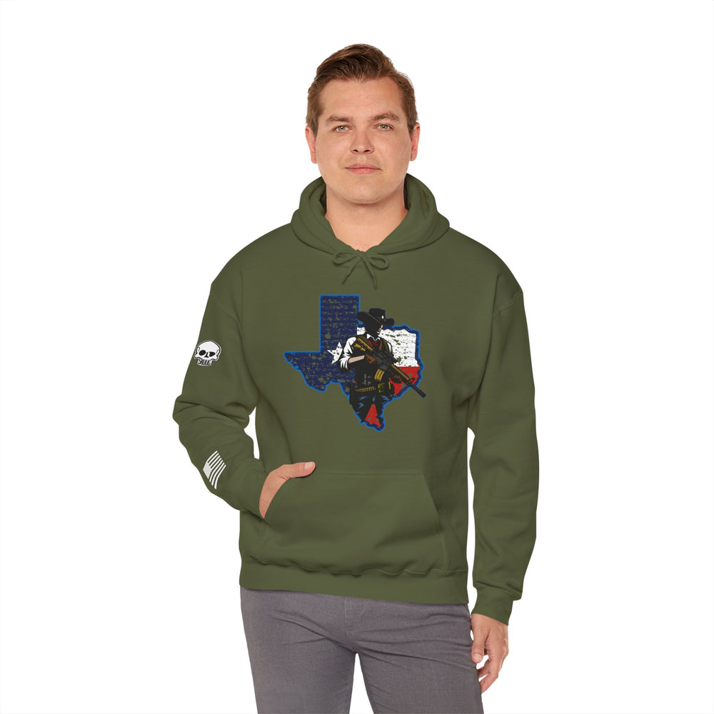 TEXAS STATE COWBOY HOODIE