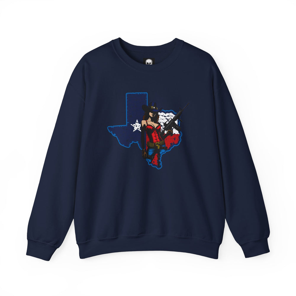 COWGIRL TEXAS STATE SWEATSHIRT