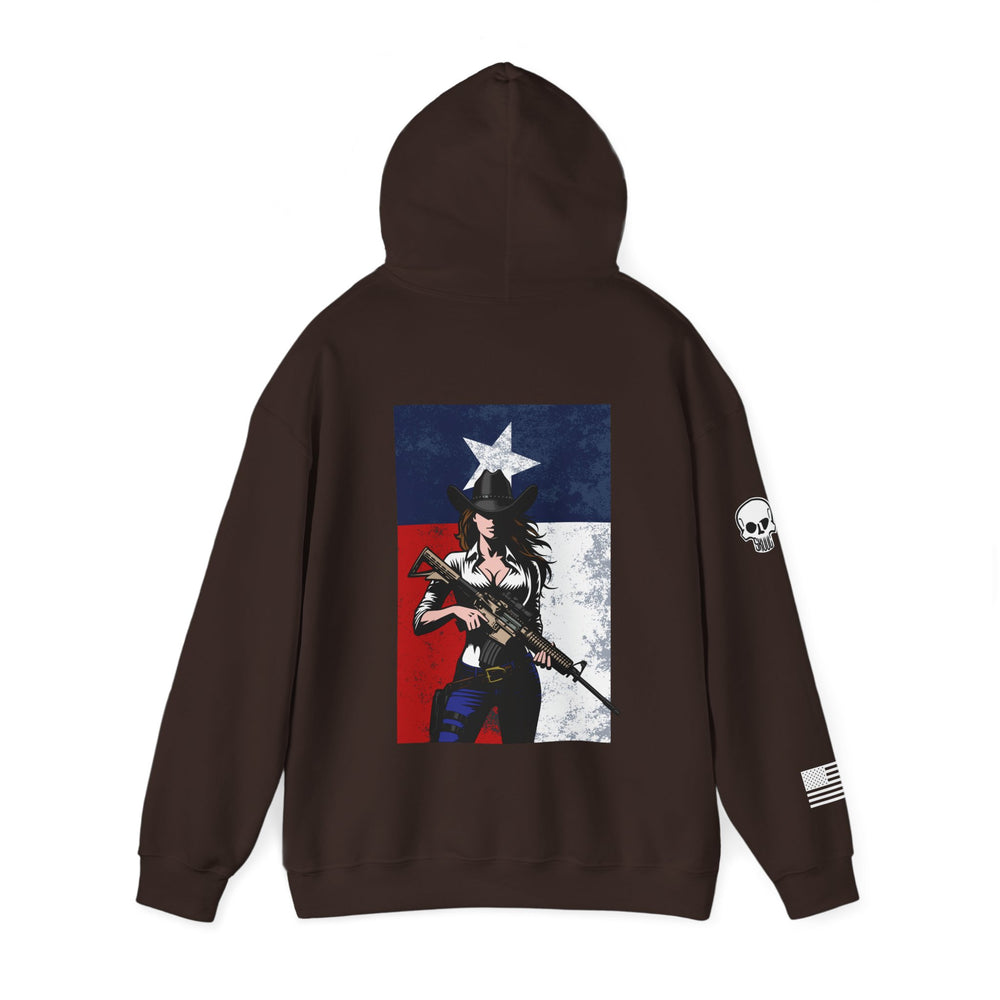 TEXAS COWGIRL DEFENDER HOODIE