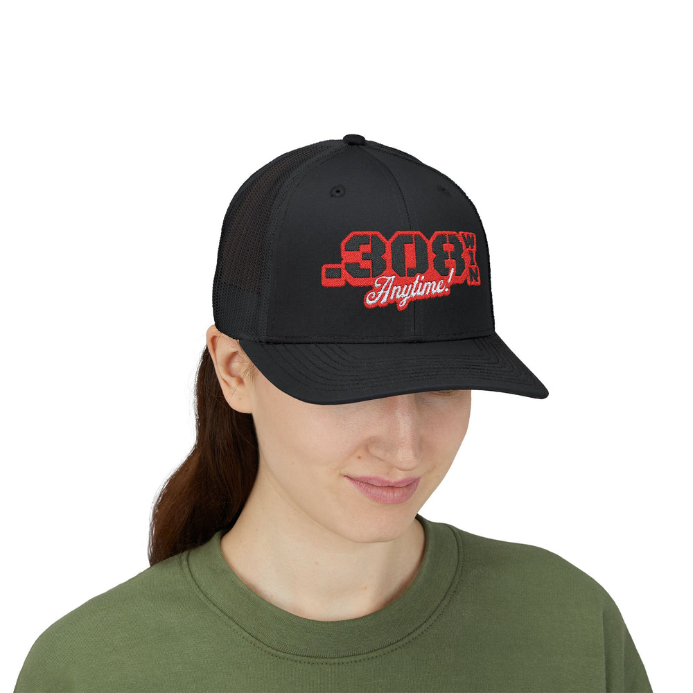 .308 WIN ANYTIME TRUCKER HAT