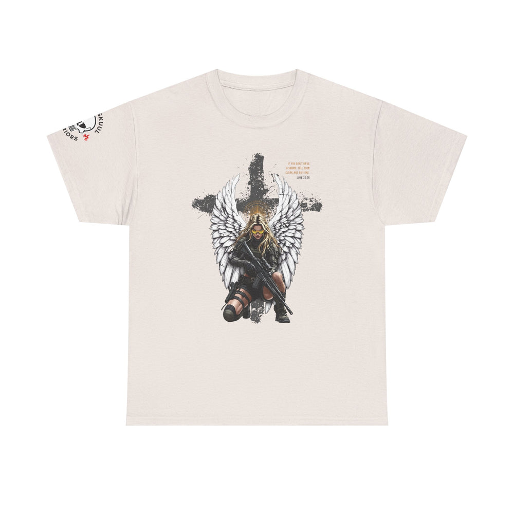 FEMALE ARCHANGEL LUKE 22:36 T SHIRT