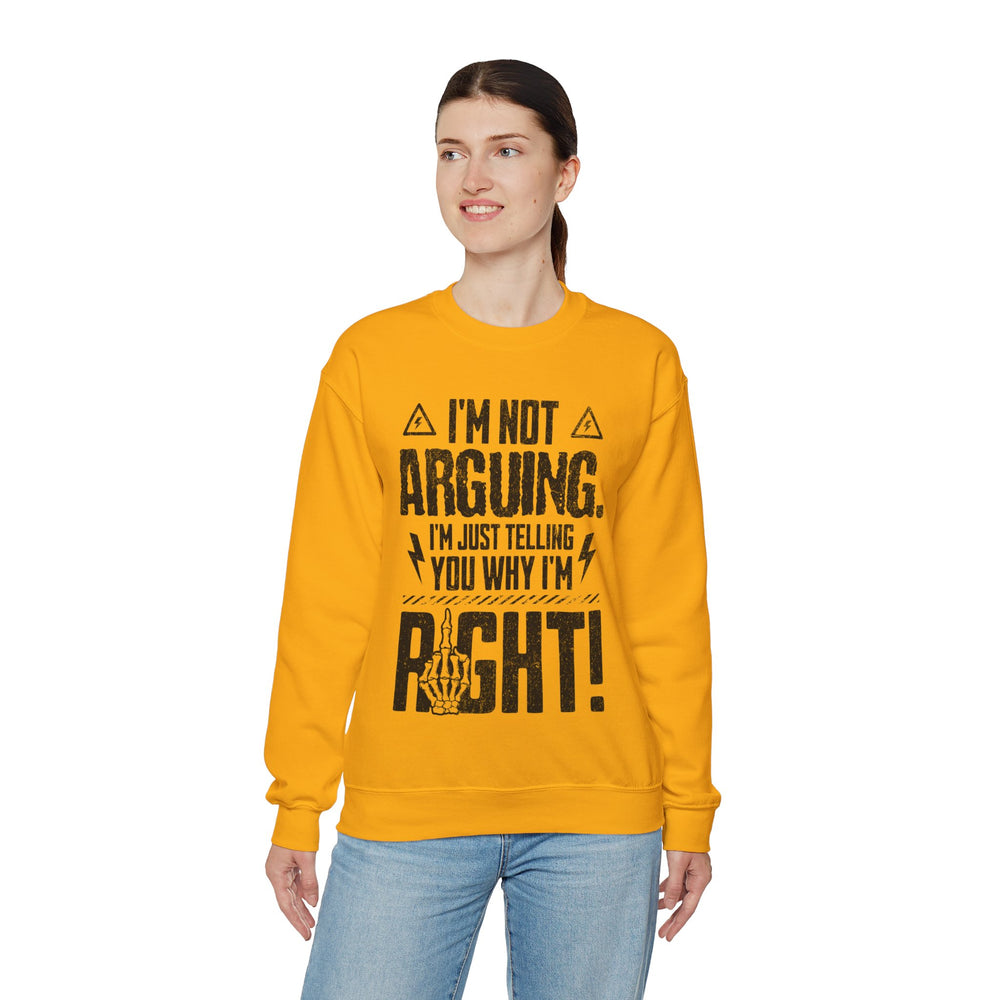 RIGHT BY DEFAULT SWEATSHIRT