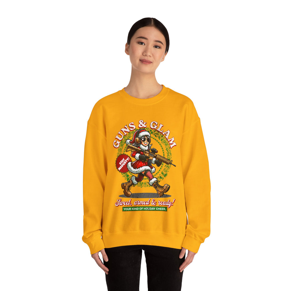 GUNS AND GLAM XMAS SWEATSHIRT