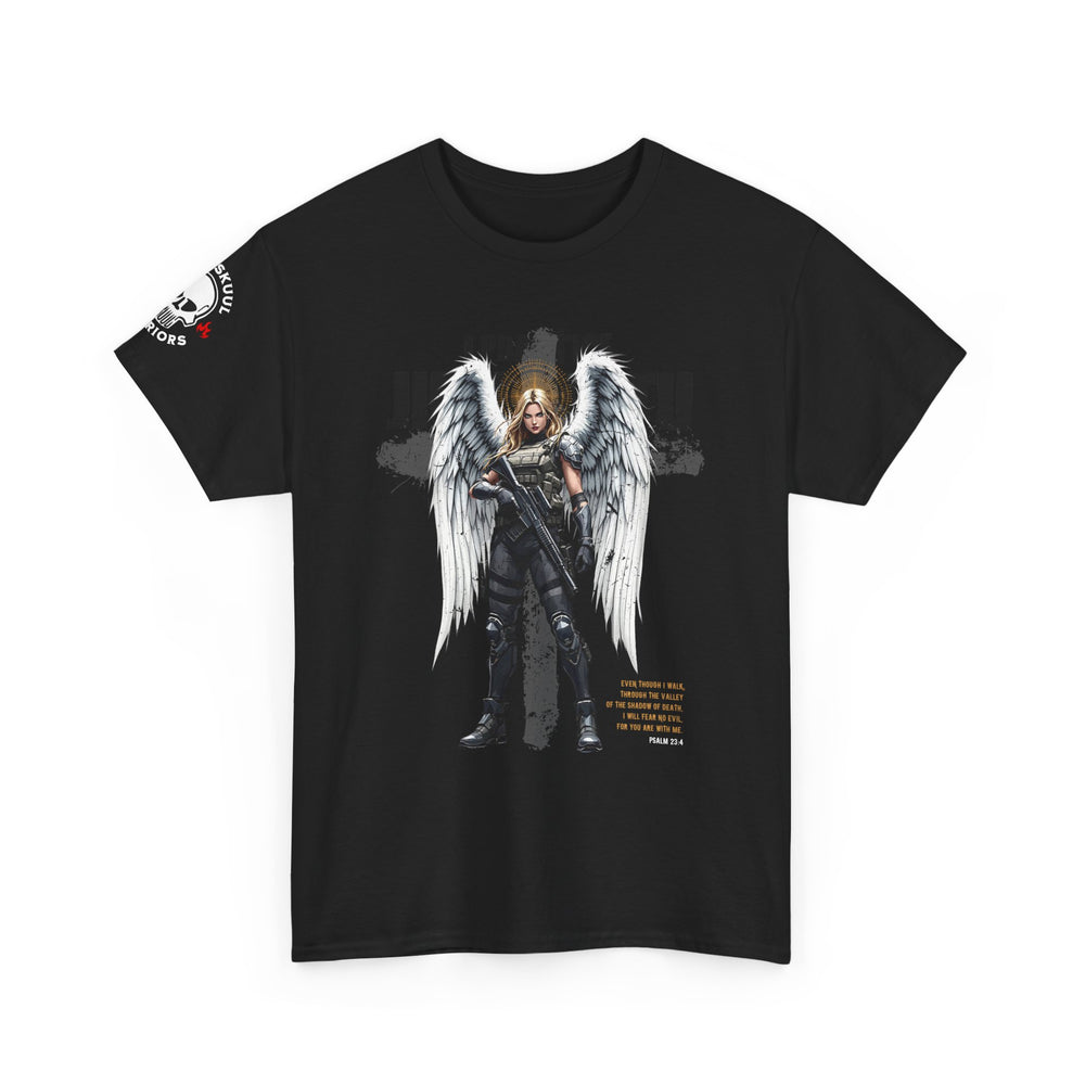 FEMALE ARCHANGEL PSALM 23:4 T SHIRT