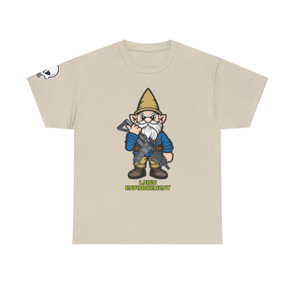 LAWN ENFORCEMENT TAN GARDEN GNOME