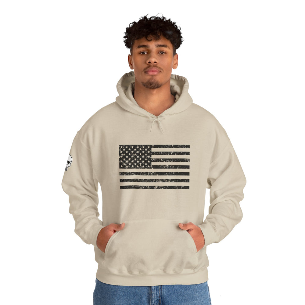 US GRUNGE FLAG HOODIE