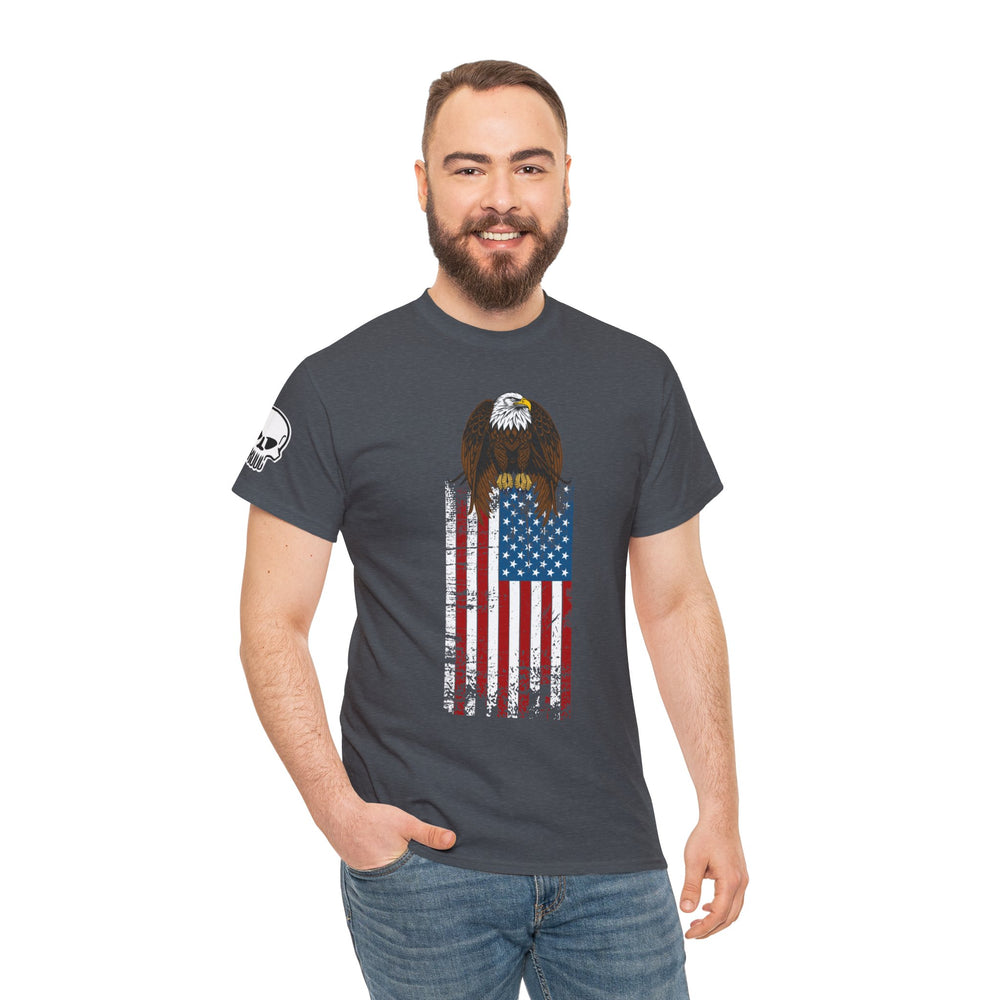 EAGLE USA FLAG T SHIRT