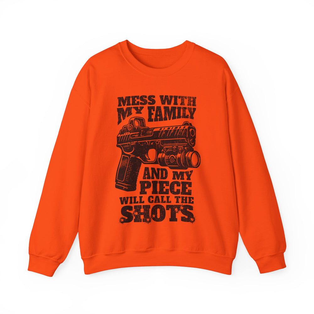 CALLING THE SHOTS SWEATSHIRT