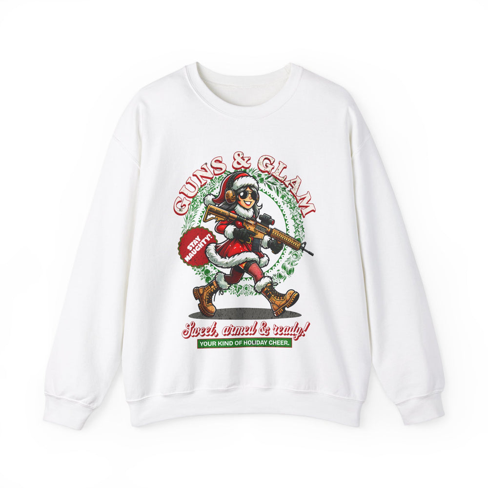 GUNS AND GLAM XMAS SWEATSHIRT