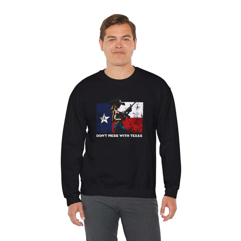 DON'T MESS WITH TEXAS COWGIRL SWEATSHIRT