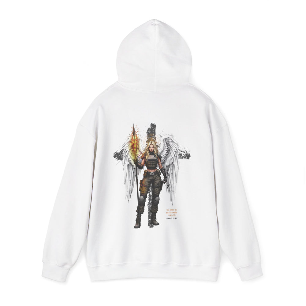 FEMALE ARCHANGEL 2 SAMUEL 22:40 HOODIE