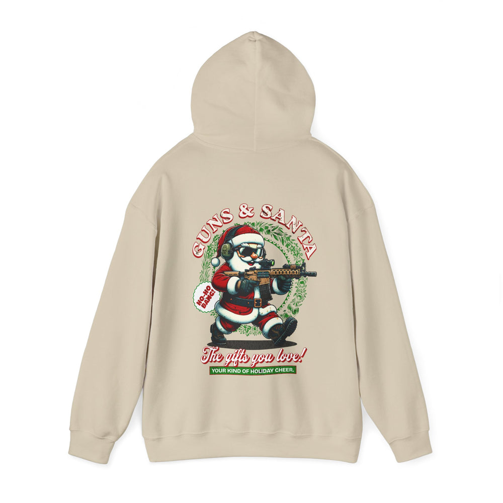 GUNS AND SANTA HOODIE