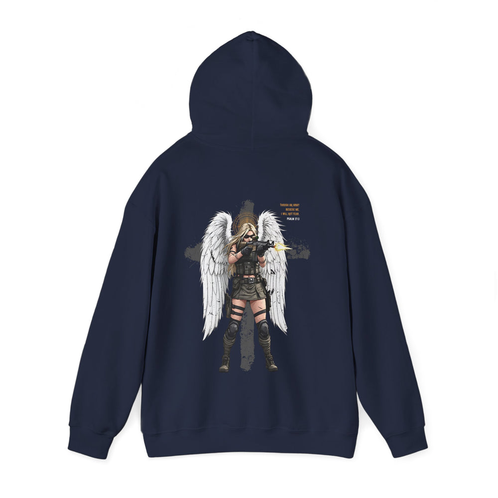 FEMALE ARCHANGEL PSALM 27:3 HOODIE