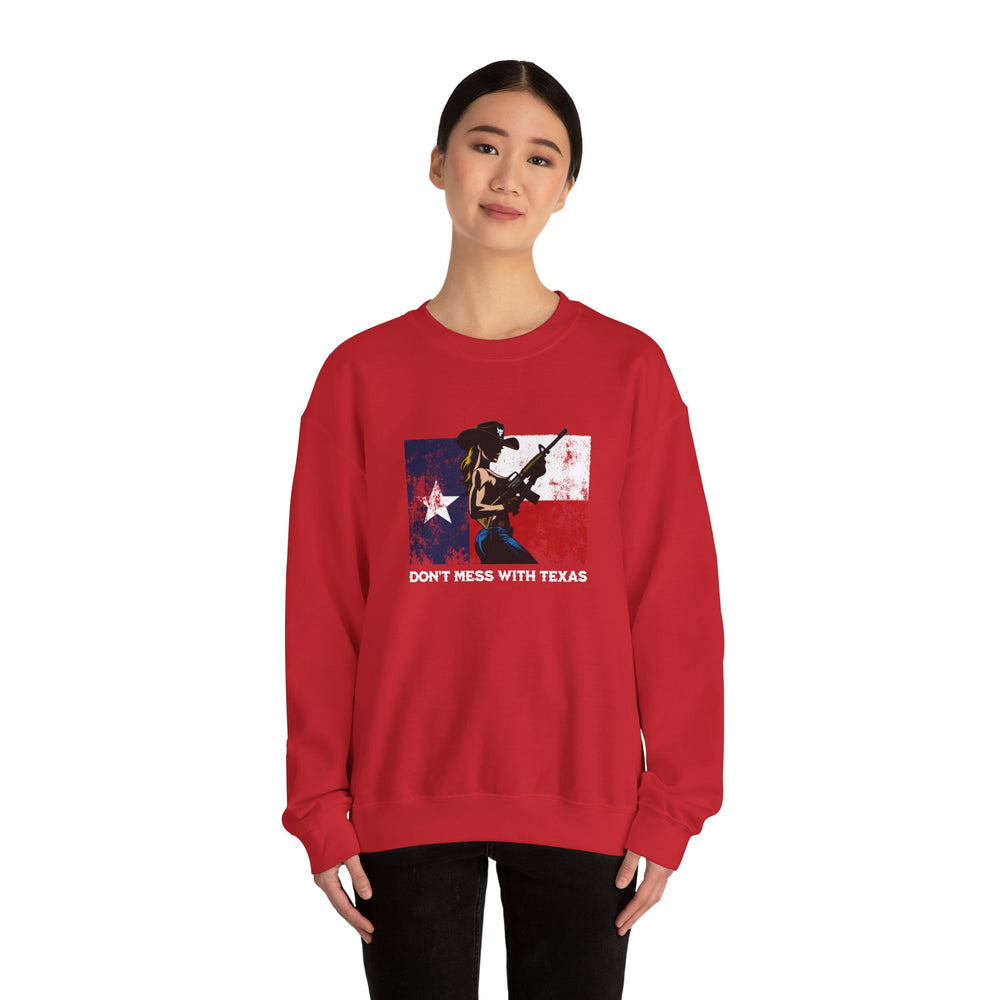 DON'T MESS WITH TEXAS COWGIRL SWEATSHIRT