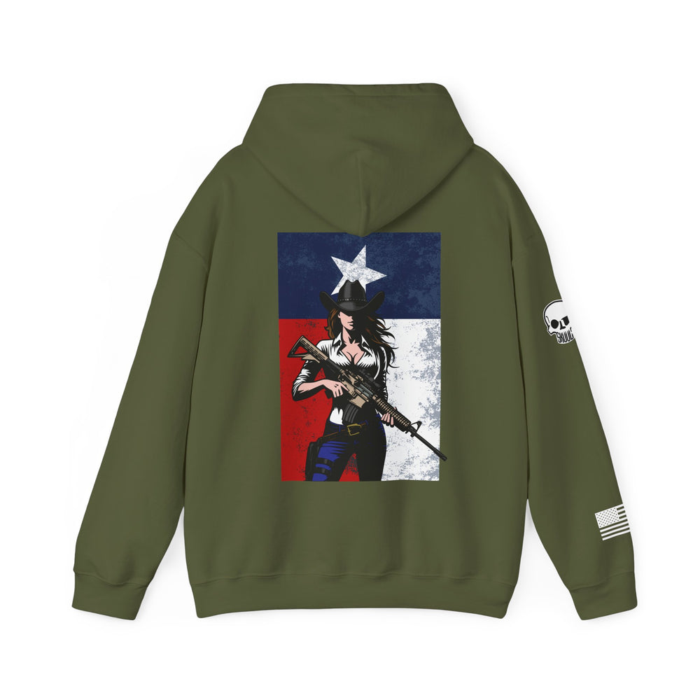 TEXAS COWGIRL DEFENDER HOODIE