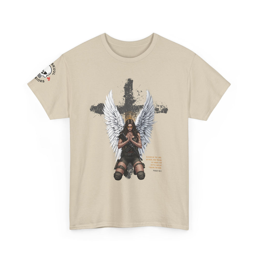 FEMALE ARCHANGEL PSALM 144:1 T SHIRT