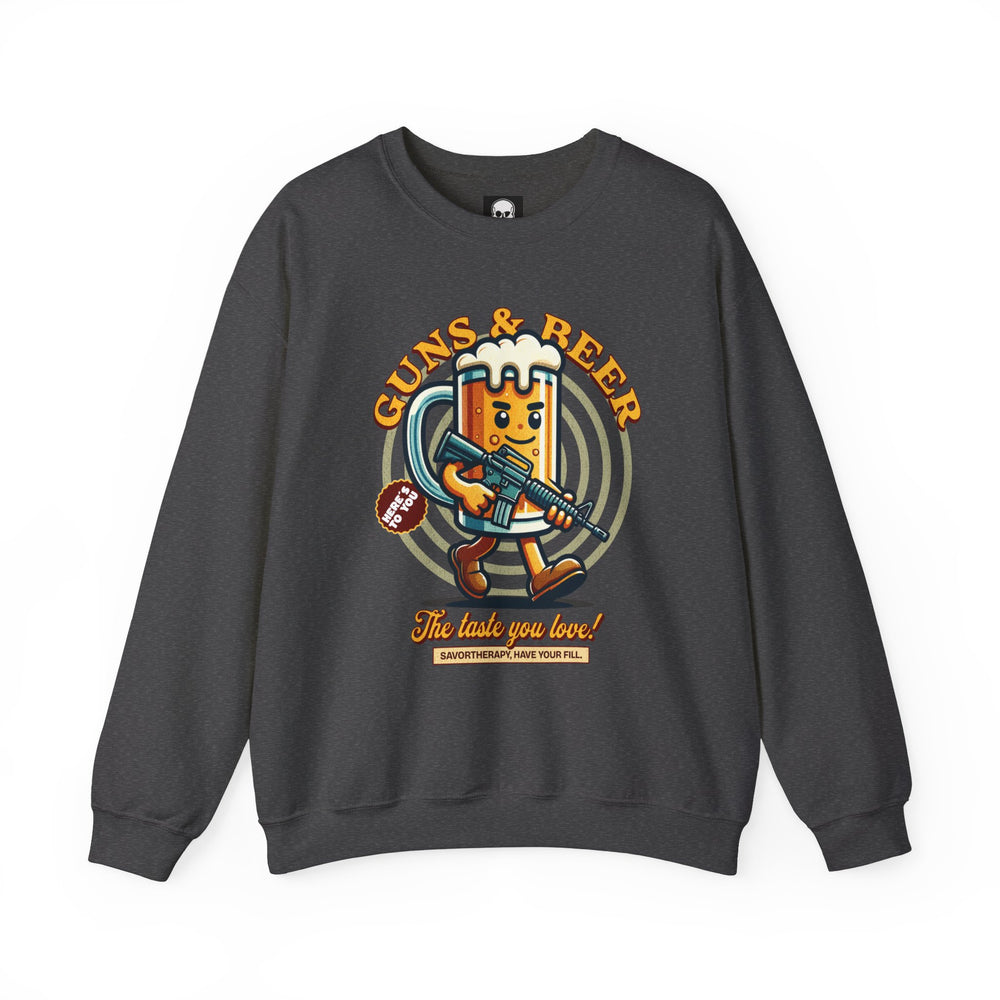 GUNS AND BEER VINTAGE SWEATSHIRT