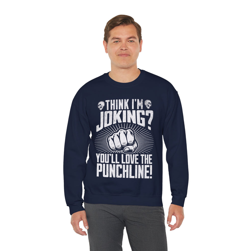 KISS THE PUNCHLINE SWEATSHIRT