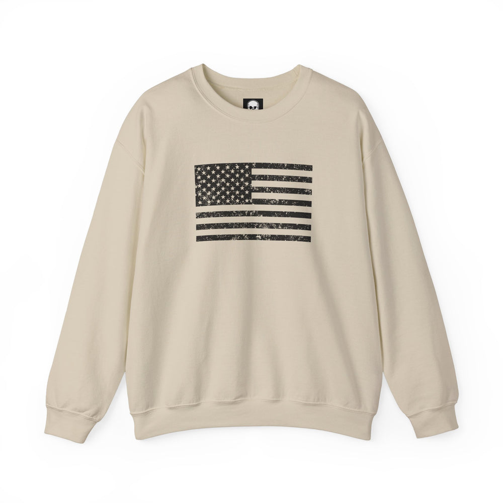 USA GRUNGE FLAG SWEATSHIRT