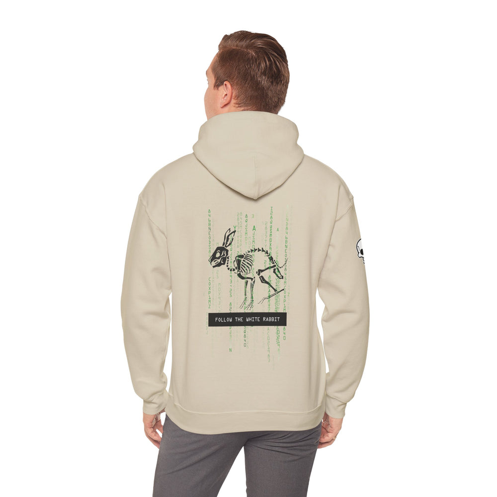 FOLLOW THE WHITE RABBIT HOODIE