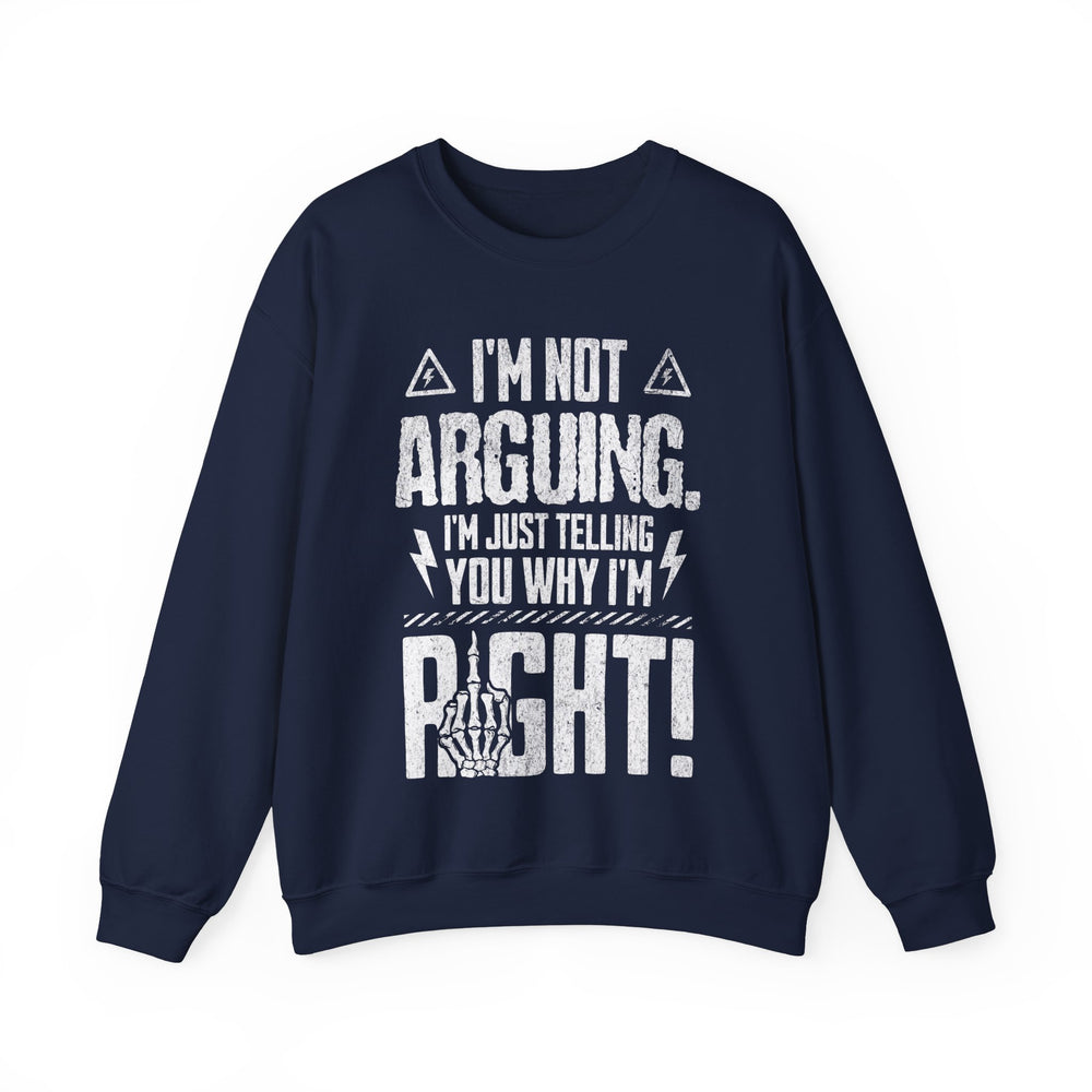 RIGHT BY DEFAULT SWEATSHIRT