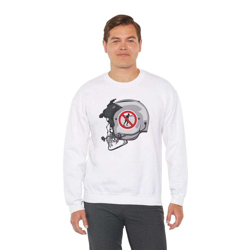 NO ZOMBIE RIDES SWEATSHIRT