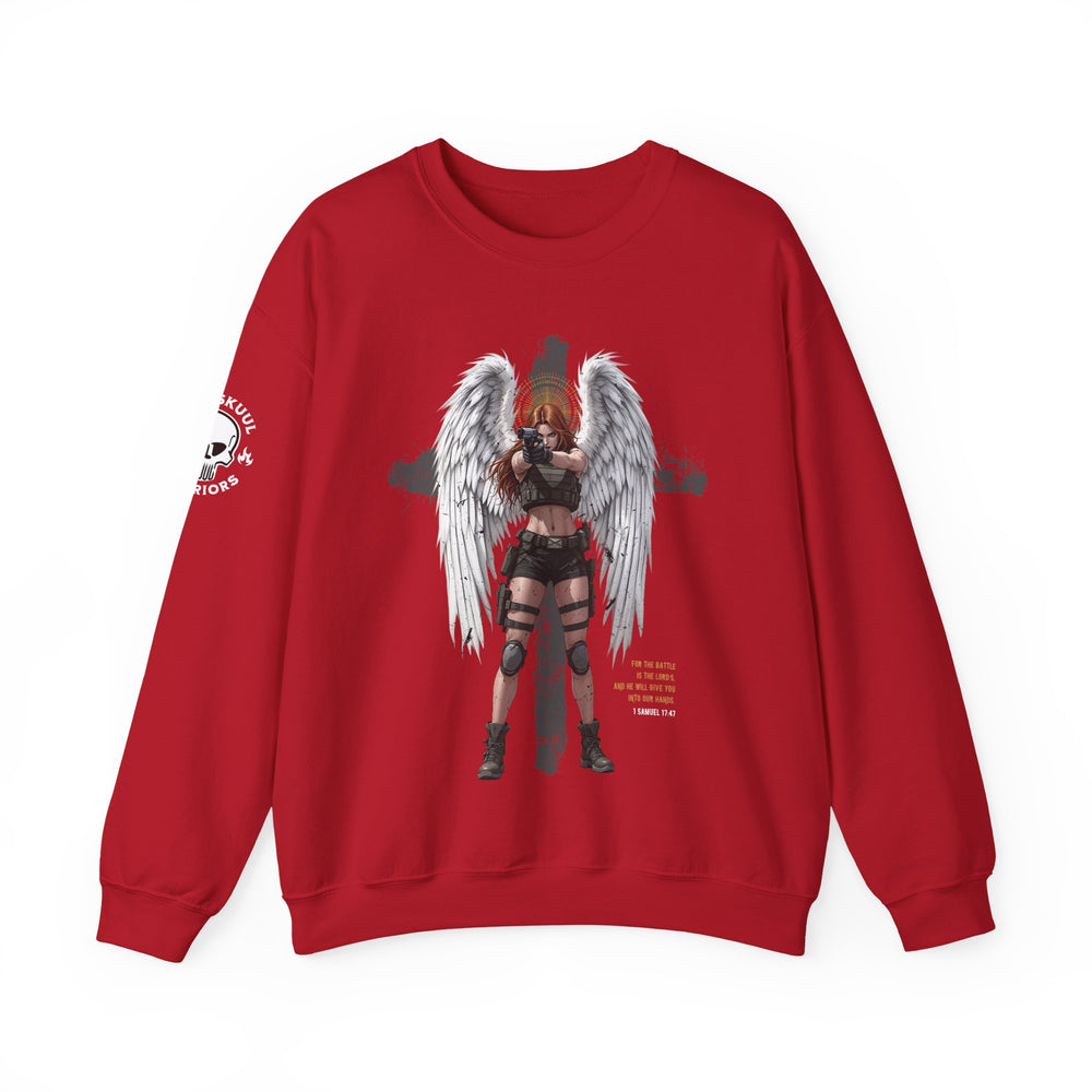 FEMALE ARCHANGEL 1 SAMUEL 17:47 SWEATSHIRT