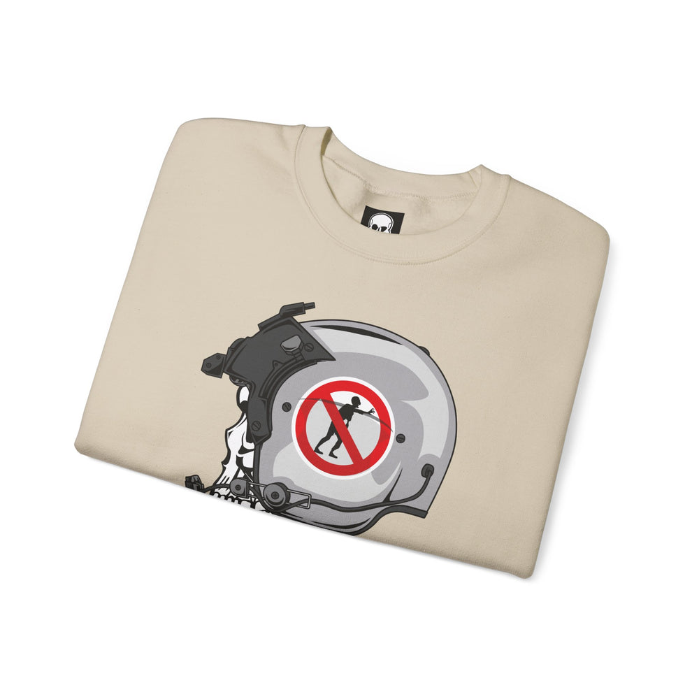 NO ZOMBIE RIDES SWEATSHIRT