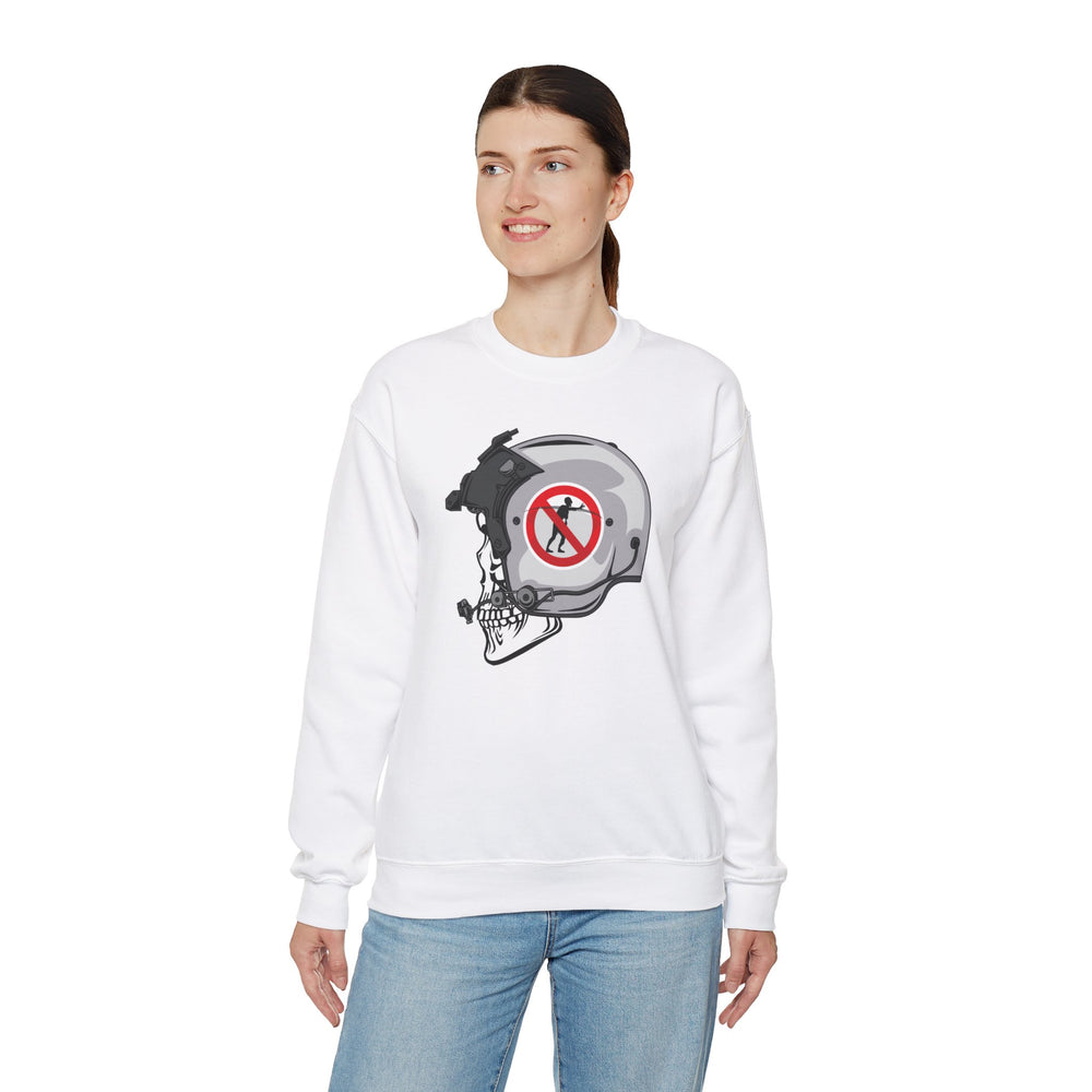 NO ZOMBIE RIDES SWEATSHIRT