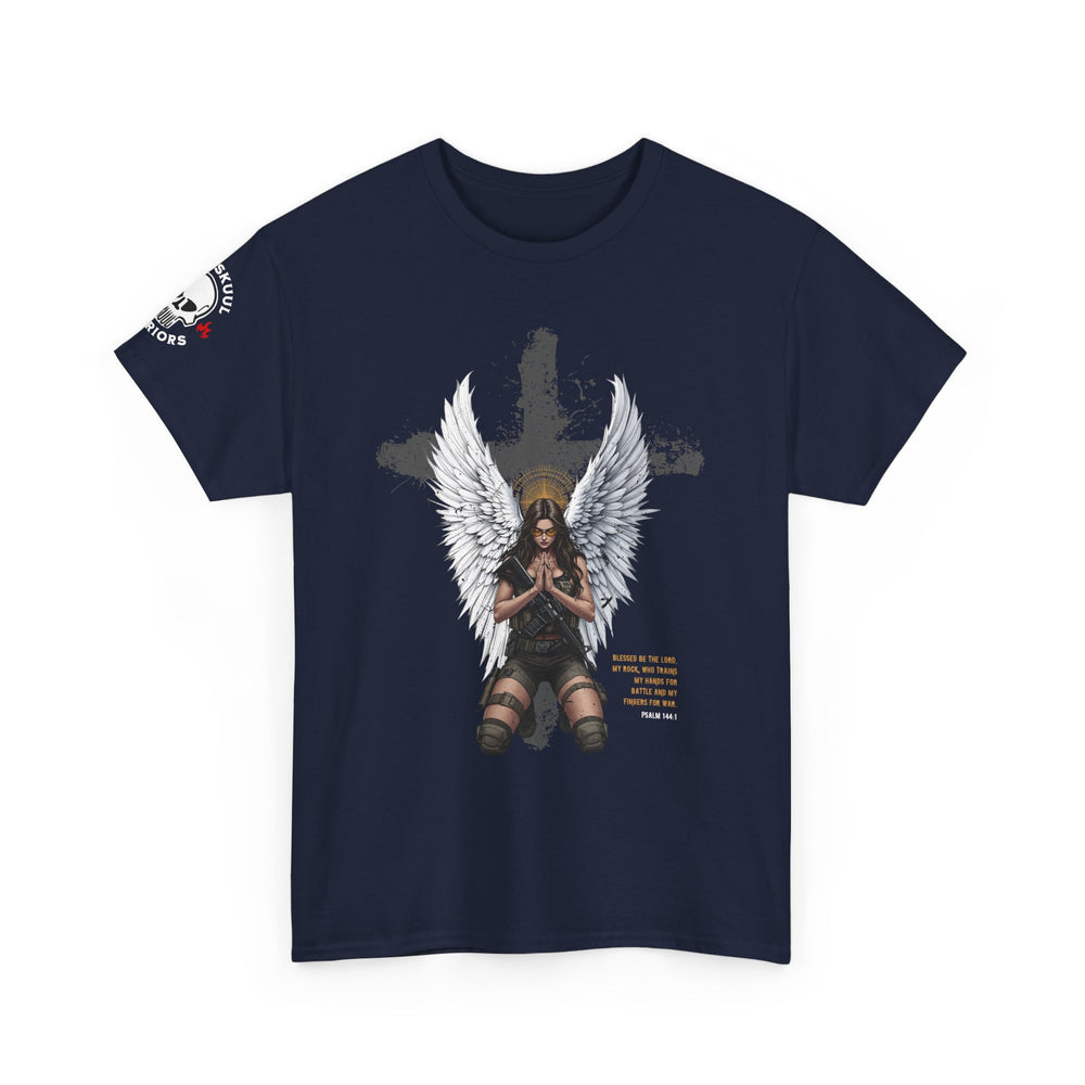 FEMALE ARCHANGEL PSALM 144:1 T SHIRT